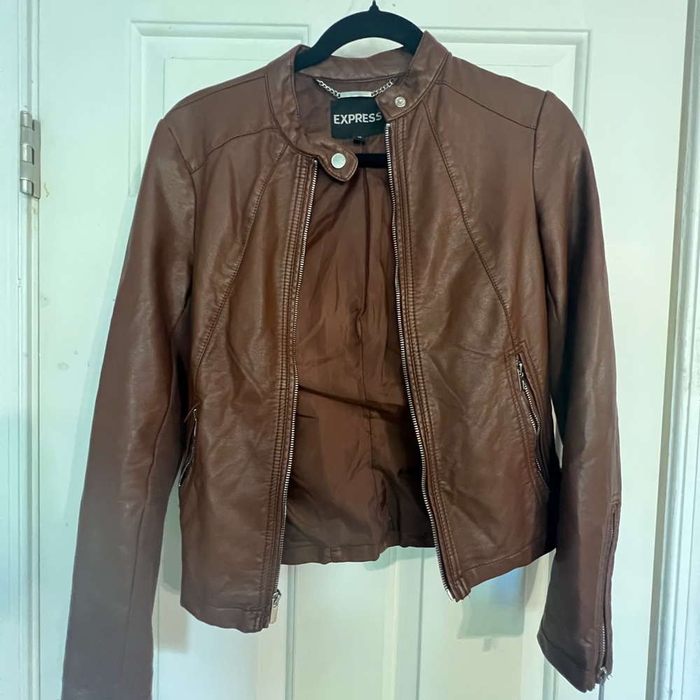 Express leather jacket